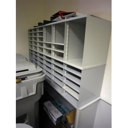 Mail Sorters 20 Pigeon Holes Stackable bunks, Bases, $/Bunk